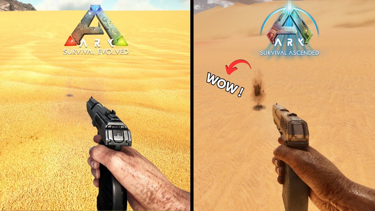 ARK ASCENDED SCORCHED EARTH  vs. ARK SURVIVAL EVOLVED SCORCHED EARTH | Ultimate Face-Off 🔥