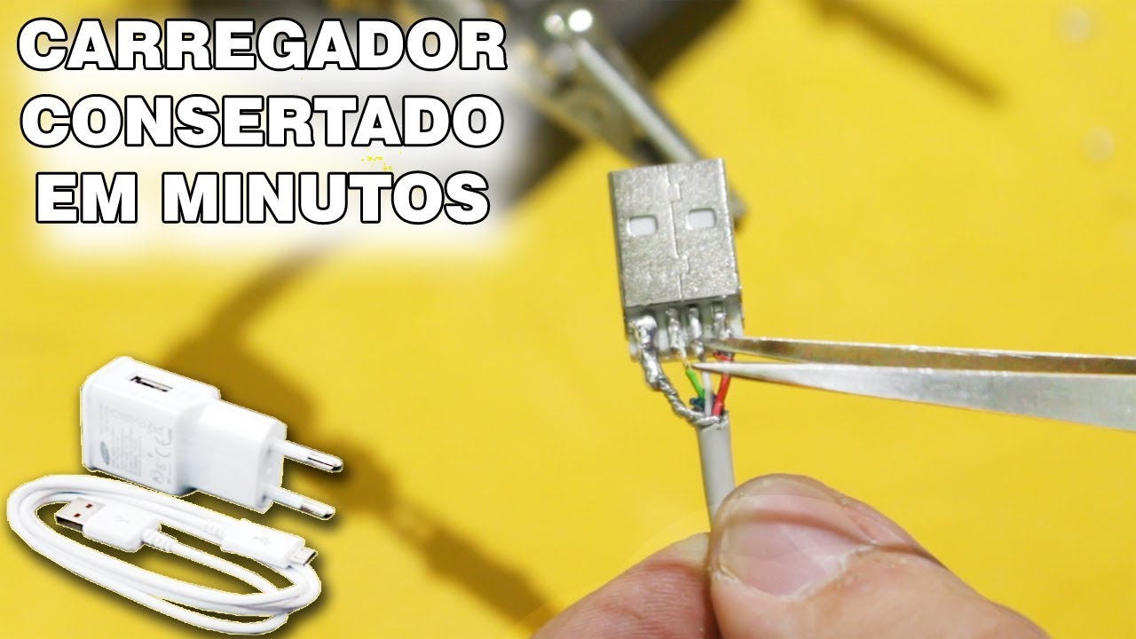 Consertando Cabo USB do celular - Faça vc mesmo !