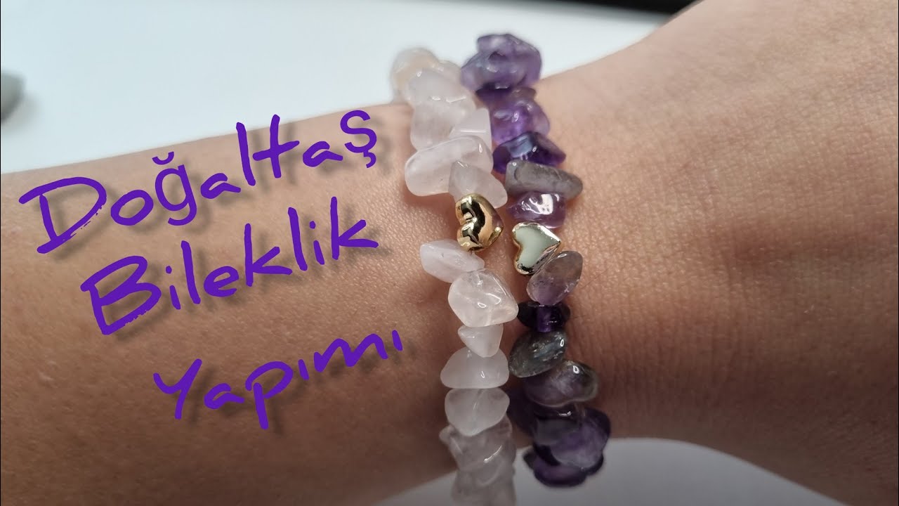 Doğaltaş Bileklik Yapımı / Natural Stone Bracelet Making #doğaltaş #bileklikyapımı