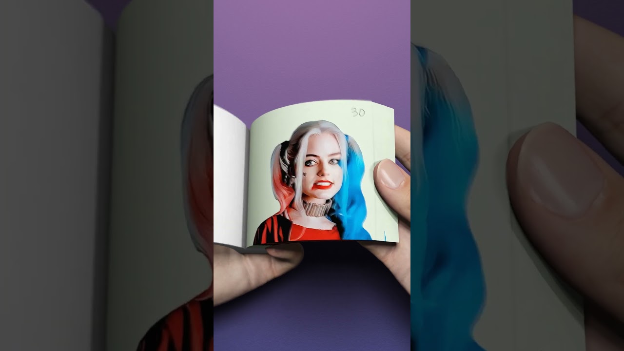 Harley Quinn Singing "Pretty Little Baby" FlipBook 