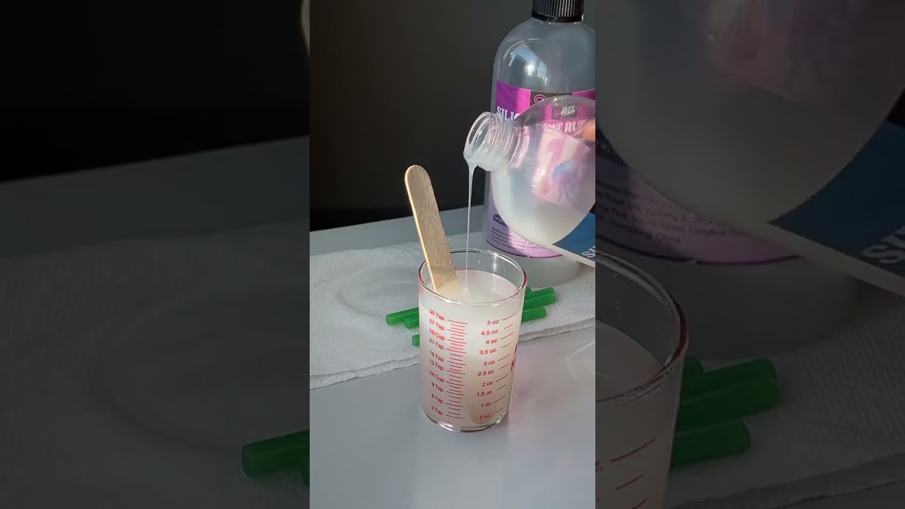 Mini Silicone Mold Tutorial 😊 #moldmaking