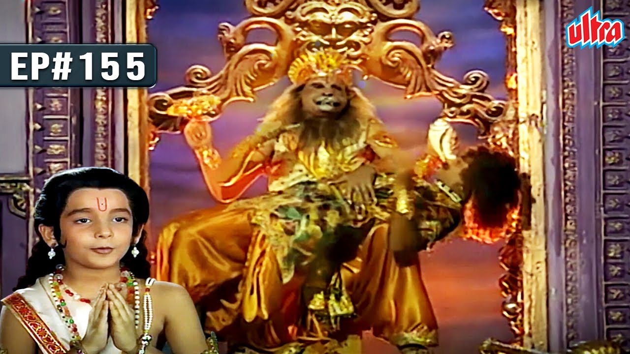 खम्भे से प्रकट हुए भगवान नरसिंह और किया दुष्ट हिरण्यकश्यप का वध  | Om Namah Shivay TV Serial 155