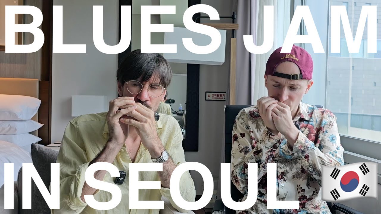Harmonica Jam in Seoul 🇰🇷 | Konstantin Reinfeld & Filip Jers