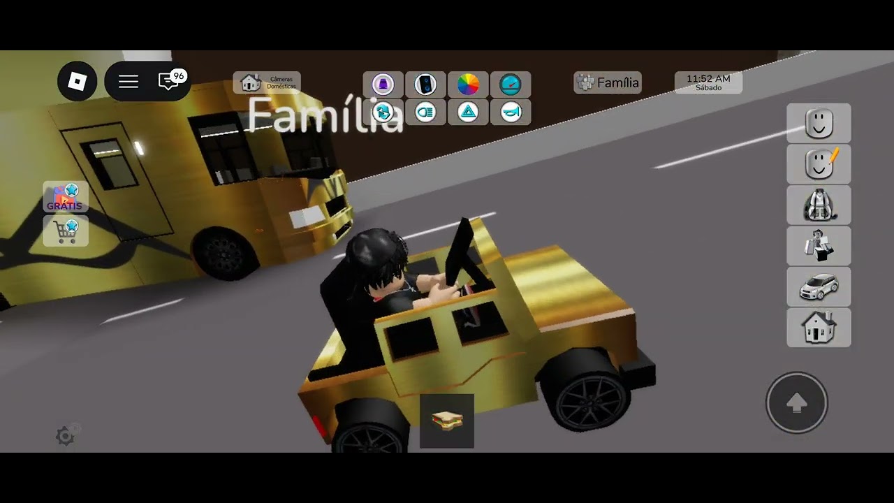 Temporado 2 EP4:Um Carrinho de Ouro no Brokhaven no Roblox 
