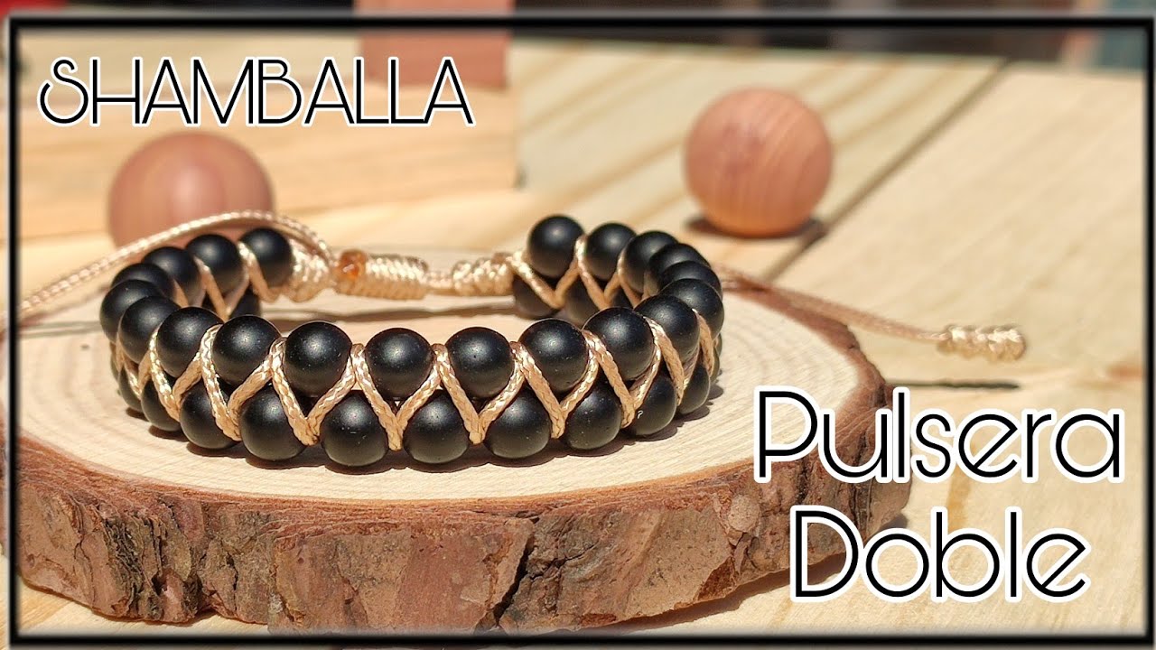 pulsera doble para PAPÁ (pulseras shamballa) 2022