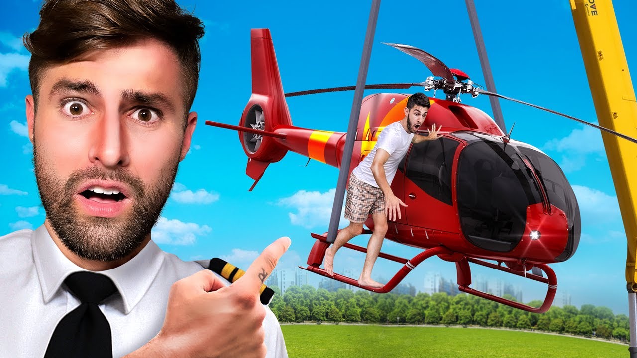 24Hrs Dentro De Um HELICÓPTERO SUSPENSO!!