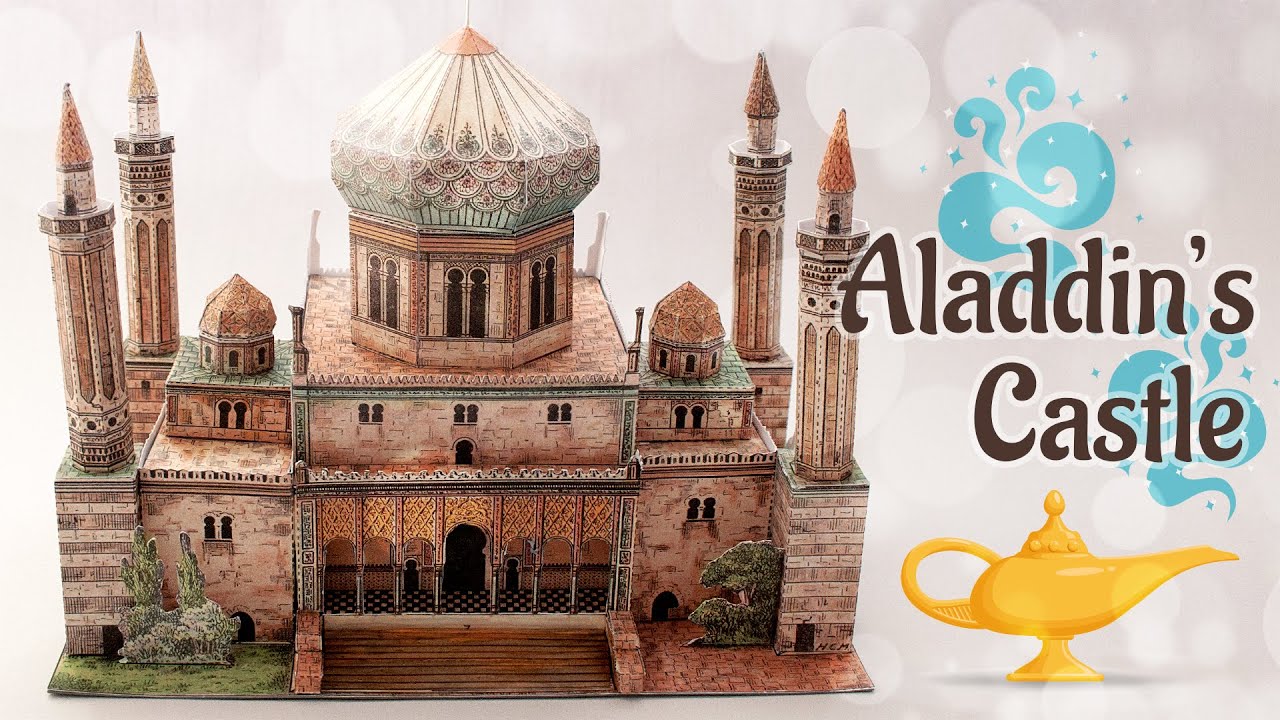 DIY Aladdin's Castle (vintage papercraft)
