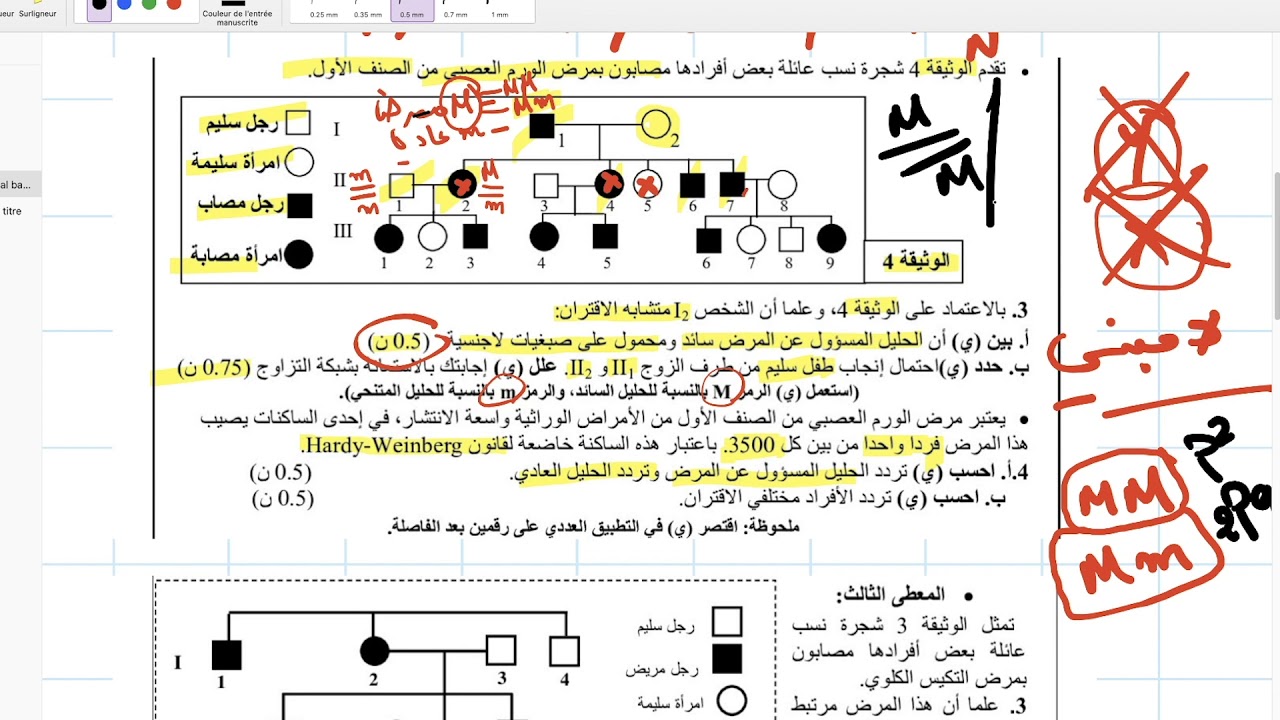 تمرين الوراتة البشرية مع الساكنة