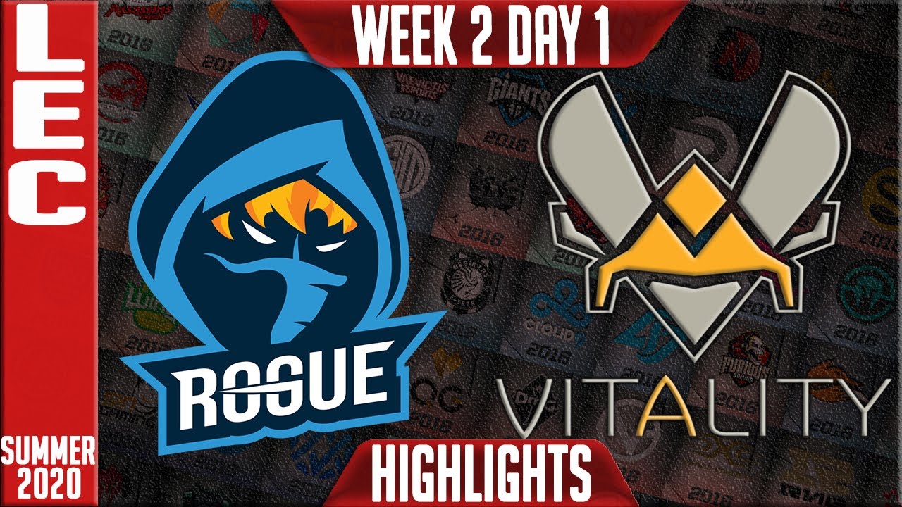 RGE vs VIT Highlights | LEC Summer 2020 W2D1 | Rogue vs Team Vitality
