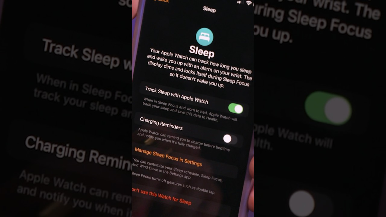 Setting Up Apple Watch Sleep Tracking