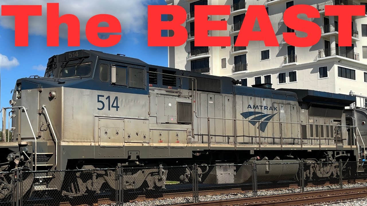 A lot of SunRail and some Amtrak, with “The Beast”.