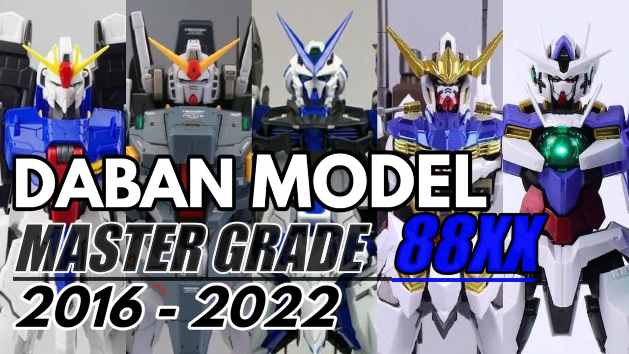 Every Daban Model Master Grades Series from 8801 to 8826