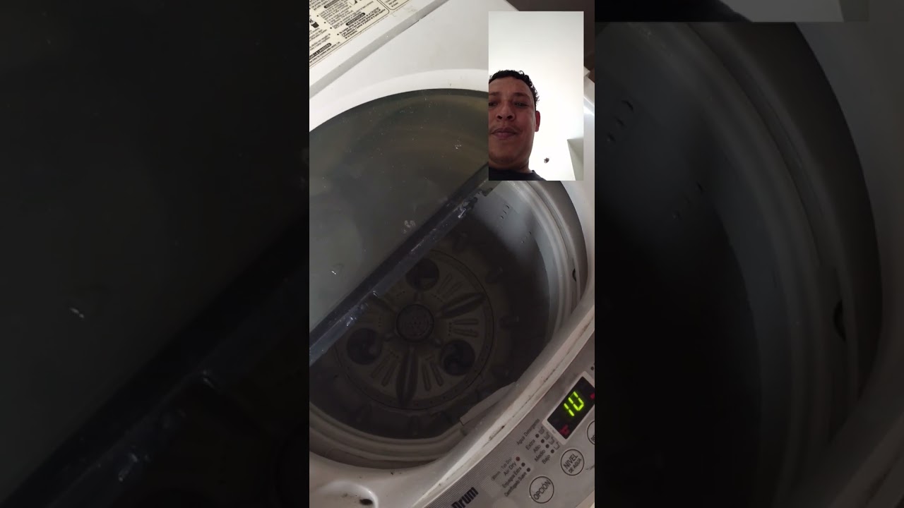 Fuga de agua en esta lavadora resuelta y ensayando 