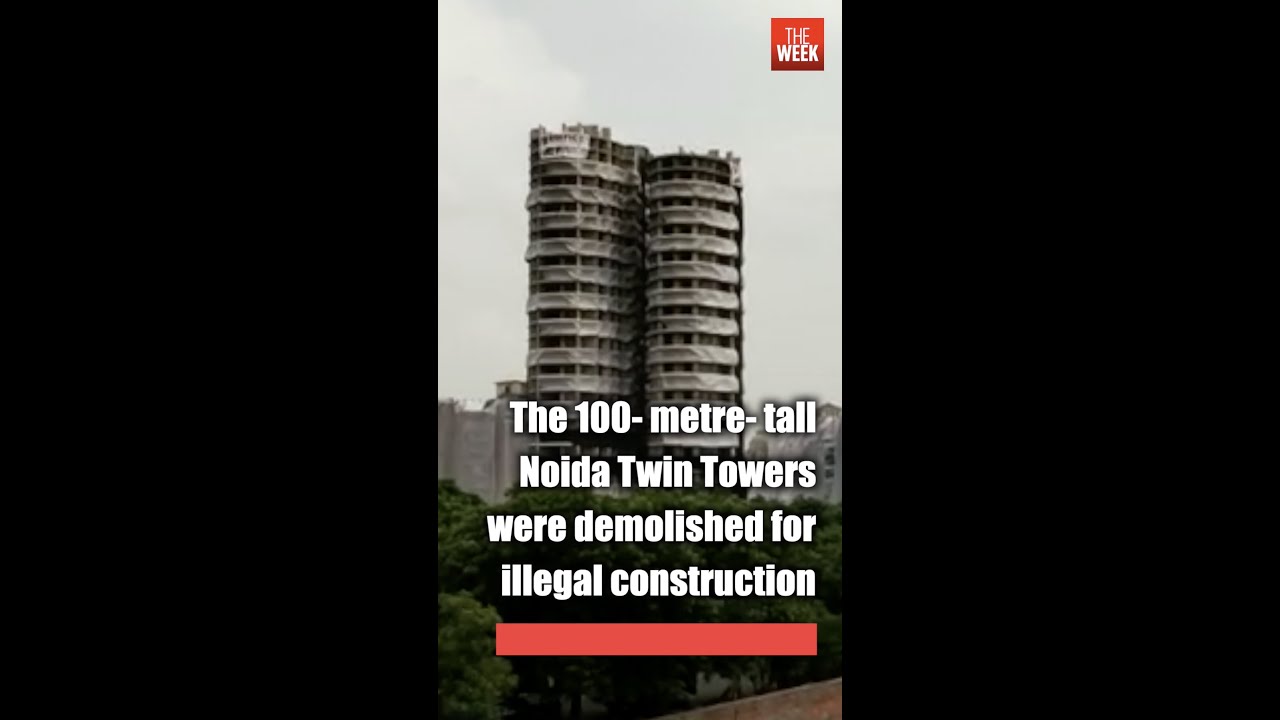 Noida Supertech Twin Towers Blast Live Footage | Watch the Twin Tower Demolition Video