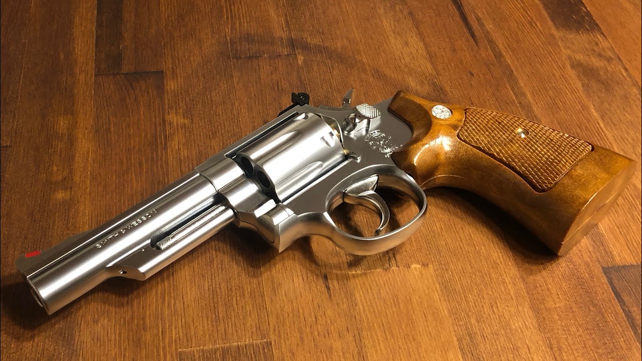 ［美しいステンレスフィニッシュ！］タナカワークス製モデルガン　S&W M66