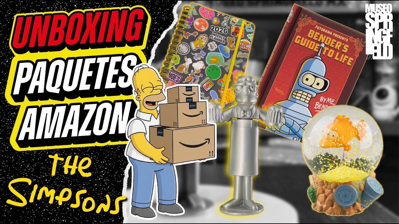 #unboxing Paquetes de Los Simpsons de Amazon. MUSEO SPRINGFIELD MX
