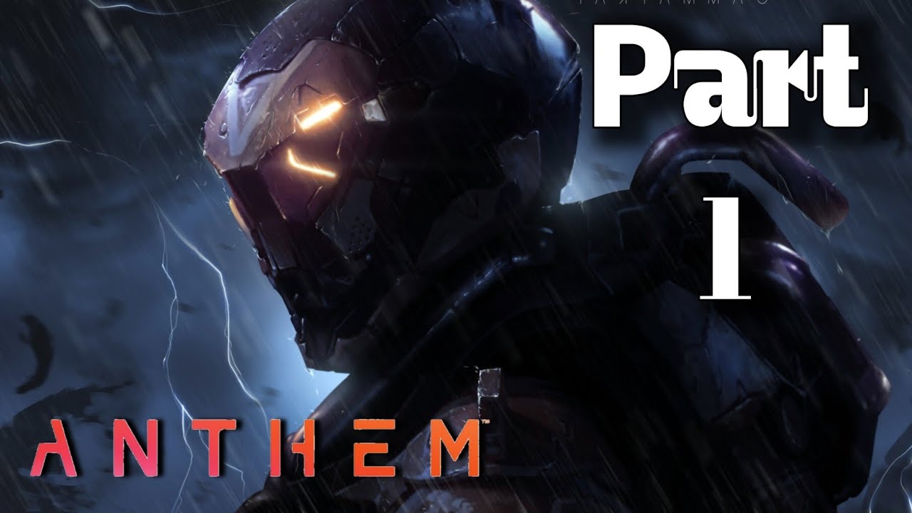 ANTHEM Walkthrough Gameplay Part 1- PROLOGUE/ OPENING TITLE INTRO (PS4 Full Game HDR 4K)