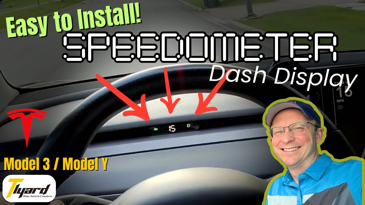 This Tesla Speedometer Display is Super Easy to Install!