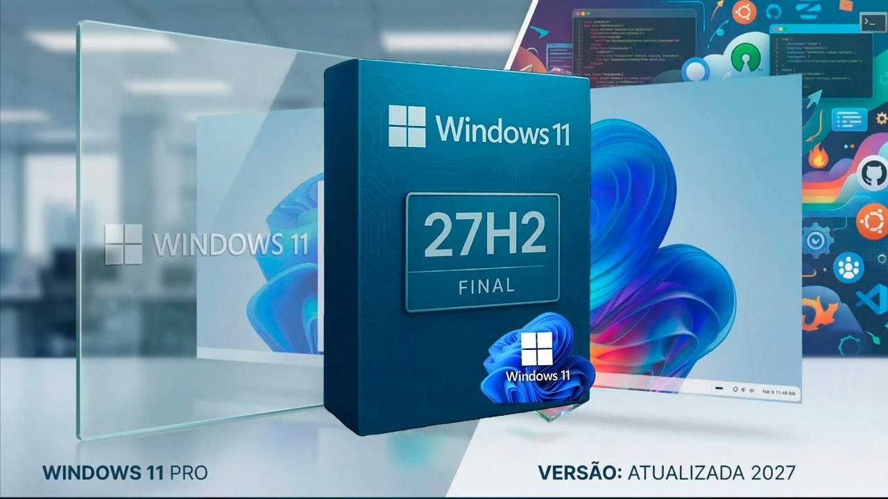 Já EXISTE a versão 26H1 e 26H2! Então ESSA é VERSÃO 27H2? Vou INSTALAR AGORA!