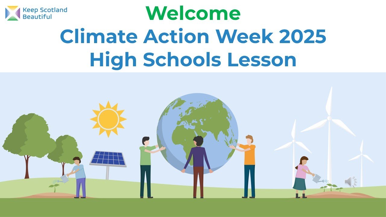 Climate Action Week 2025 pre-recorded lesson for high schools