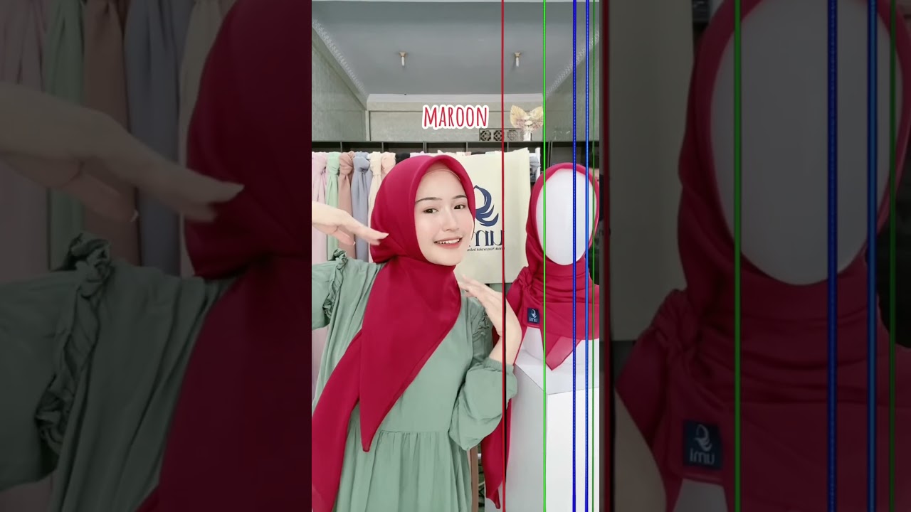 Rekomendasi hijab nuansa merah merona  #hijab #jilbab #kerudung
