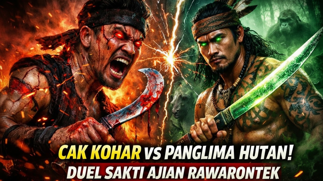 VIRAL! Jawara Madura Rawa Rontek vs Panglima Hutan Kalimantan – Duel Sakti Berujung Taubat!
