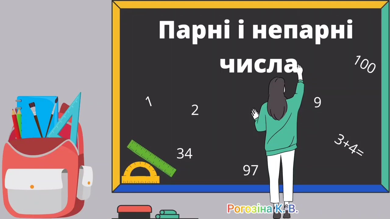 Парні і непарні числа