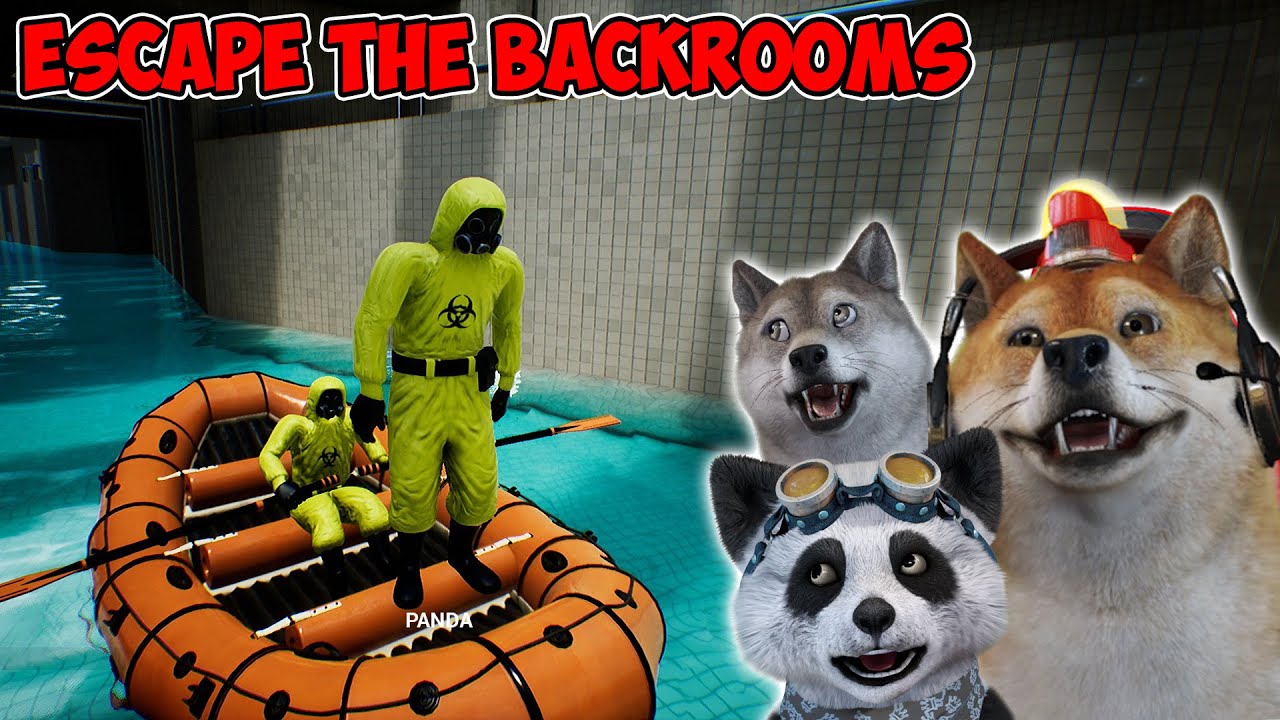 TRIO KOCAK MENCARI JALAN KELUAR DARI BACKROOMS! - Escape the Backrooms #11