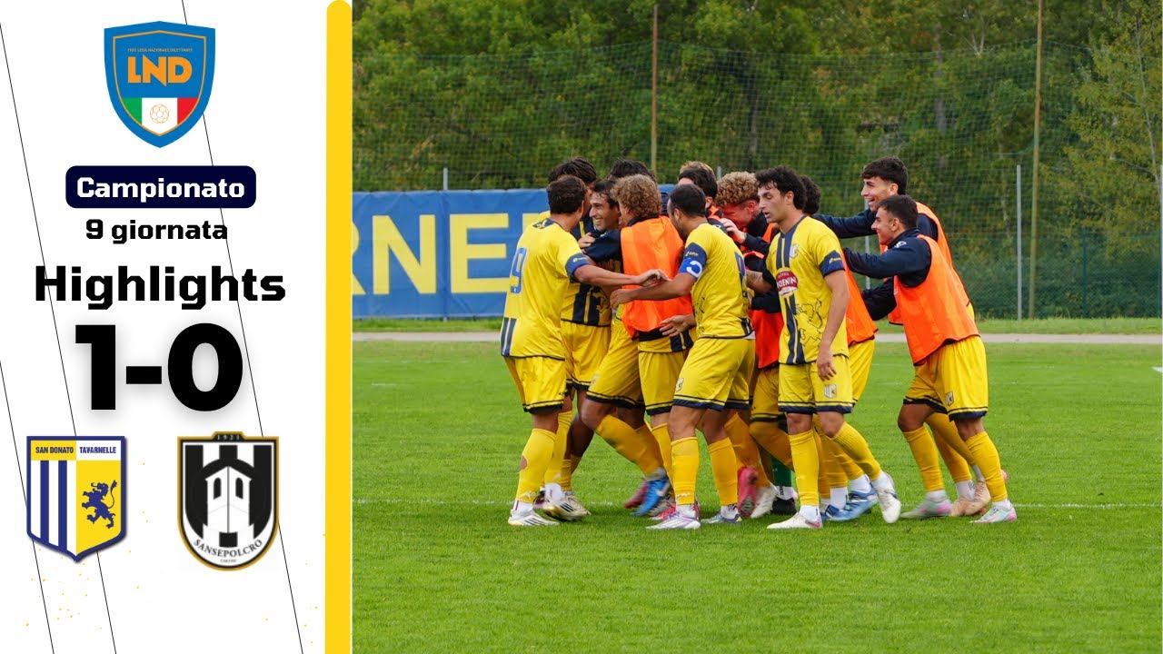 San Donato Tavarnelle - Vivi Altotevere Sansepolcro: 1-0
