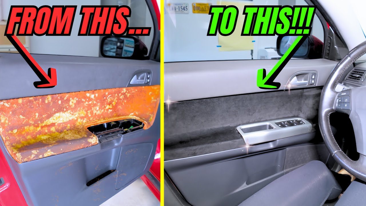 Я обтянул весь салон автомобиля алькантарой (модернизация своими руками)