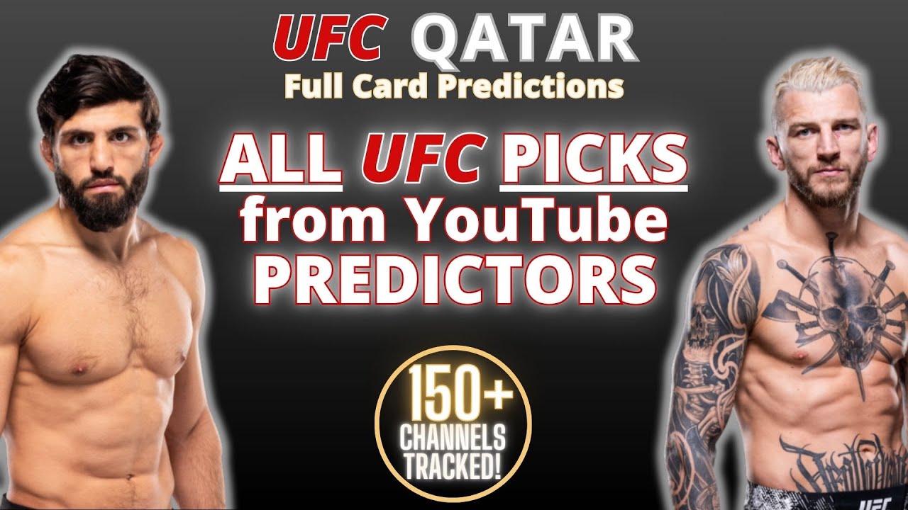 Overview of ALL PREDICTIONS for UFC Qatar – Tsarukyan vs Hooker