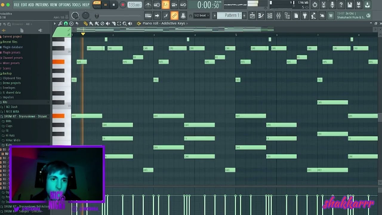 Nick Mira Making Fire Beats From Scratch 😲🎹👁
