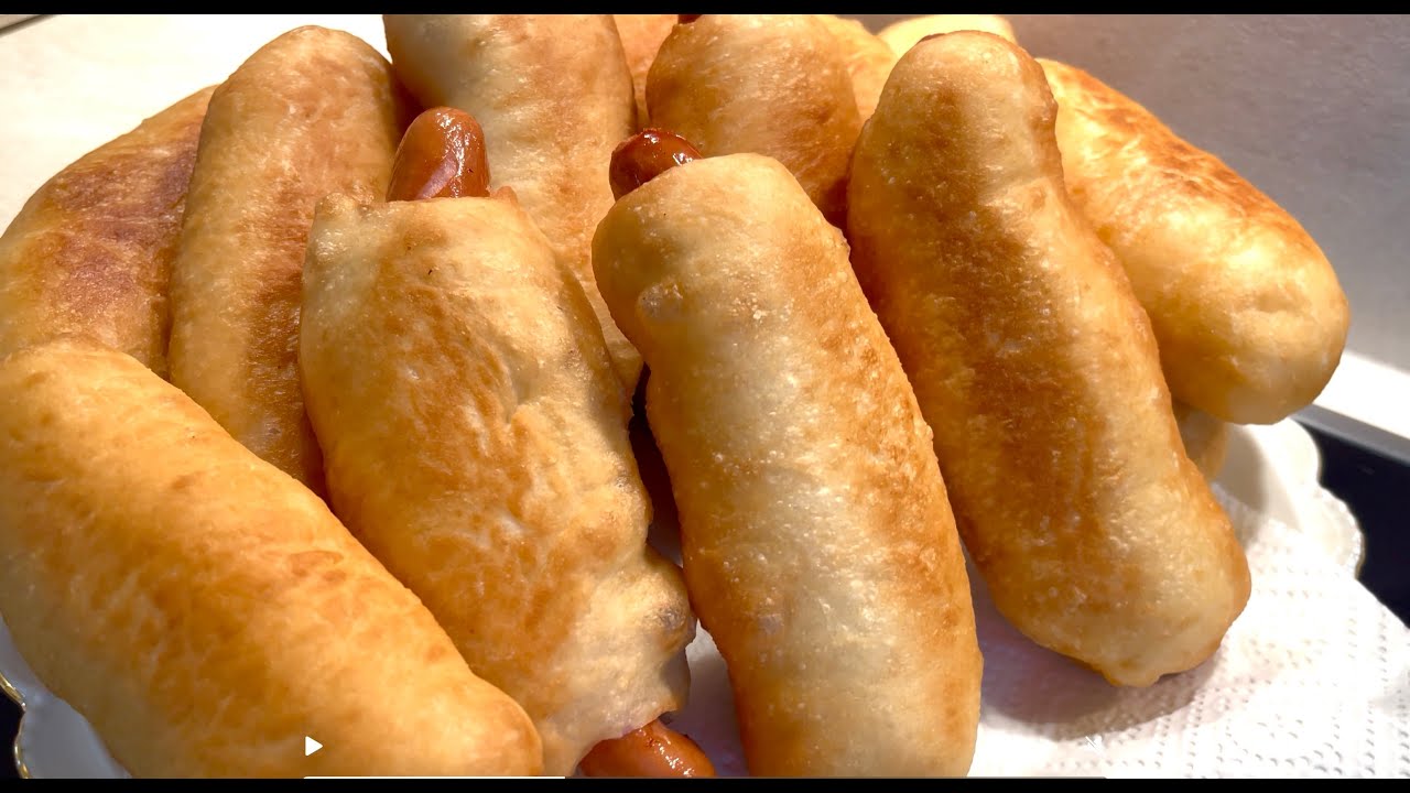 ПИРОЖКИ с ПОВИДЛОМ и ПИРОЖКИ с Сосиской одновременно/вкусно и просто/PIROSCHKI