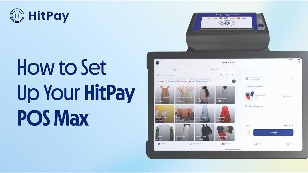 How to Set Up HitPay POS Max | HitPay Card Terminals