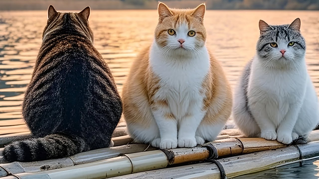 The Feisty Cats Like Exchanging Their Spot In The Yard 😻