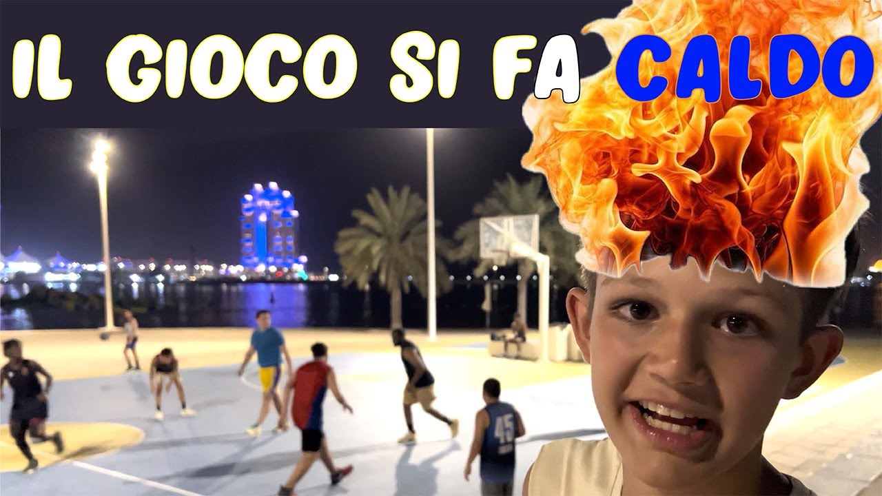 Dubai in Agosto? Fa troppo caldo? Giocare a basket con 50 gradi C. Parte 2