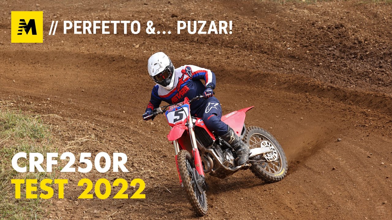 Honda CRF250R 2022 Test: in pista con Alex Puzar e il nostro Perfetto!
