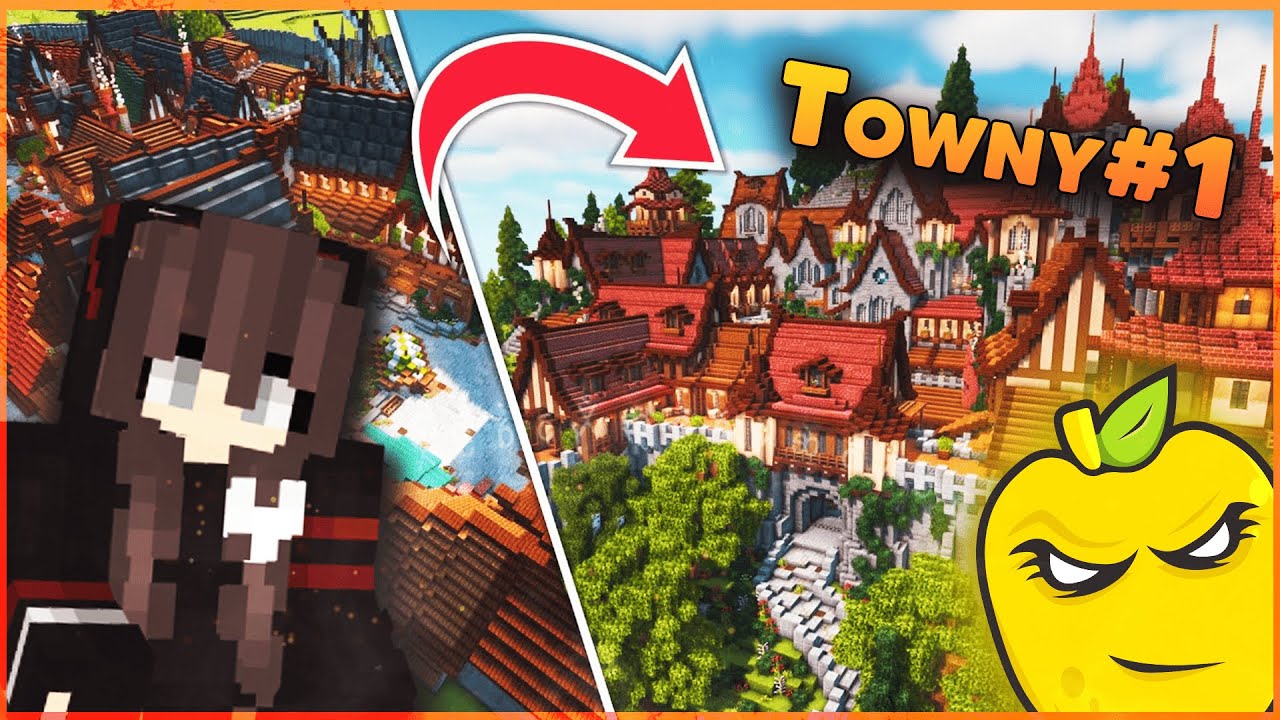 BAŞLIYORUZ 👀 | Minecraft Towny Bölüm 1 ( CraftLime )