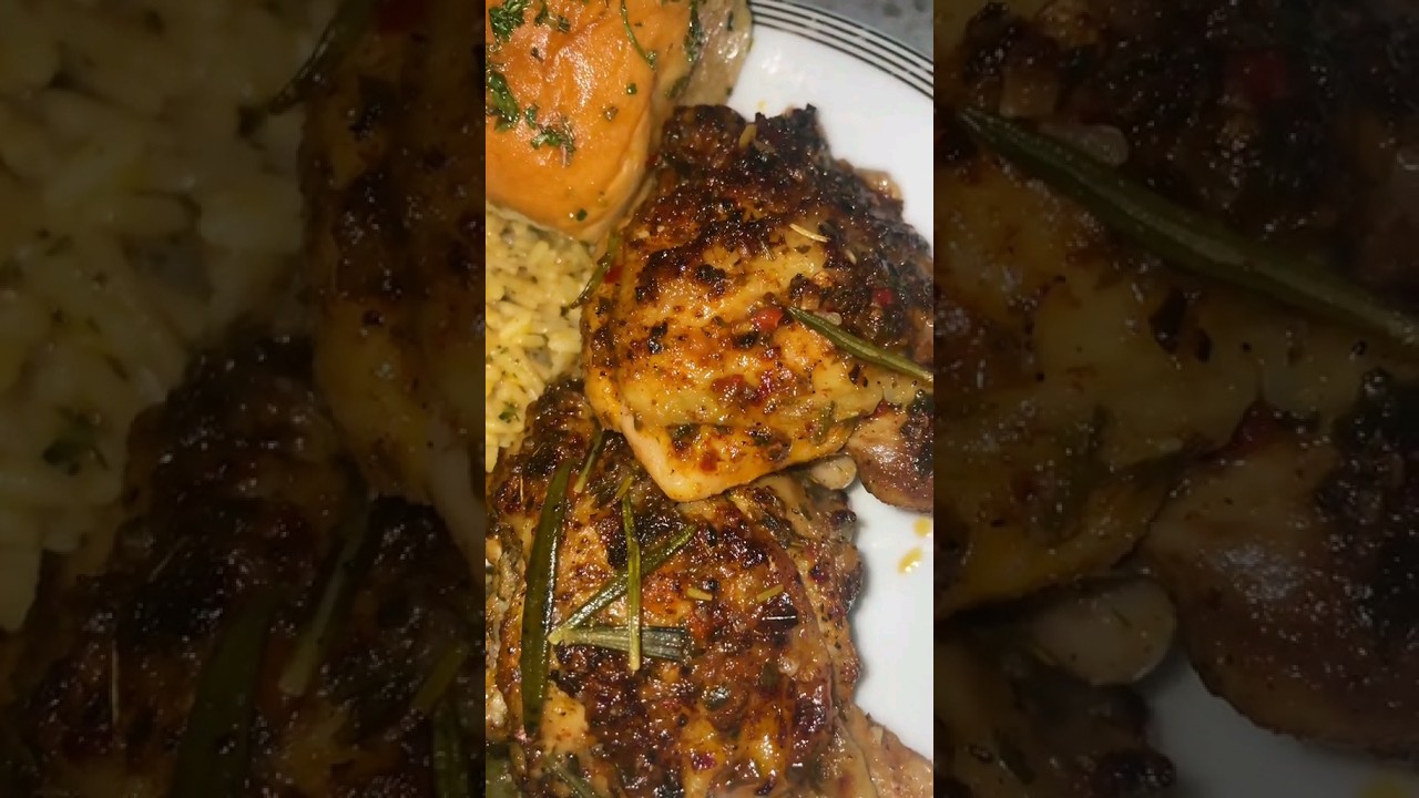 OVEN BAKED ROSEMARY CHICKEN THIGHS