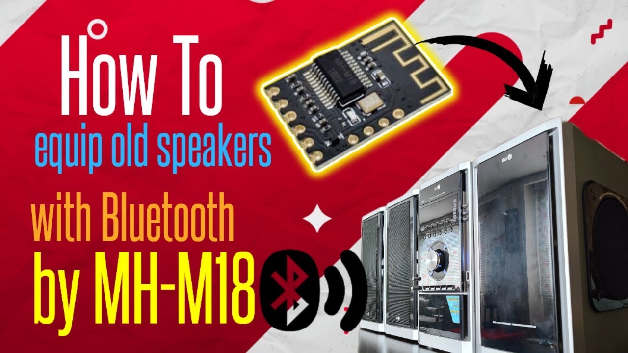 The best Bluetooth module for old audio systems. Easily upgrade your old audio system