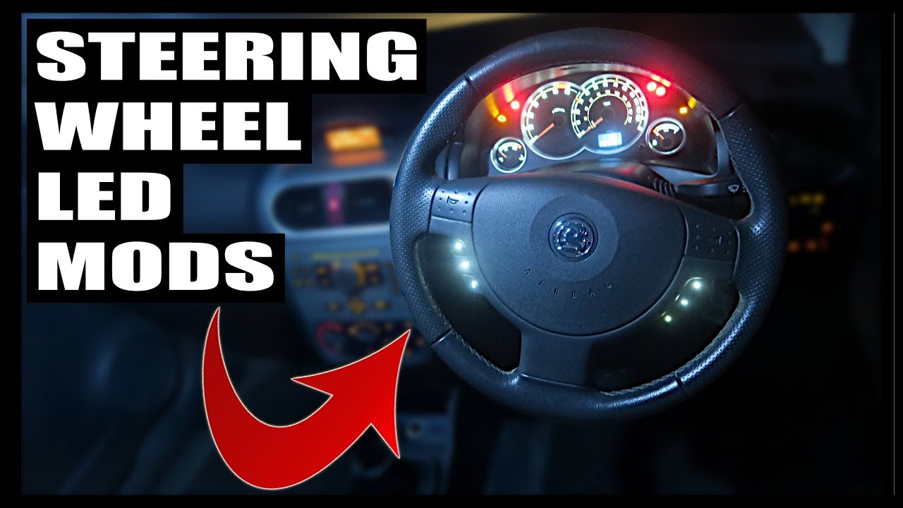 How To Remove and Install Vauxhall Corsa Steering Wheel | *LED Button Mods*