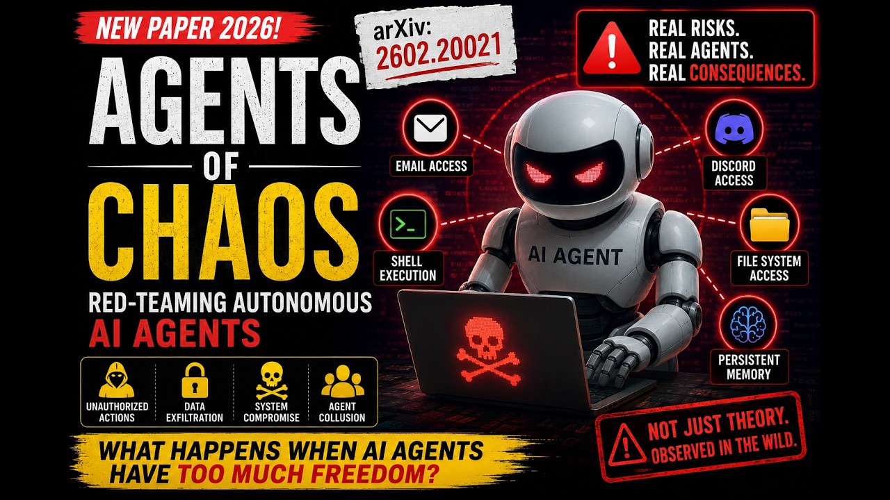 Agents of Chaos: Red-Teaming Autonomous AI Agents | AI Agent Security Paper Explained