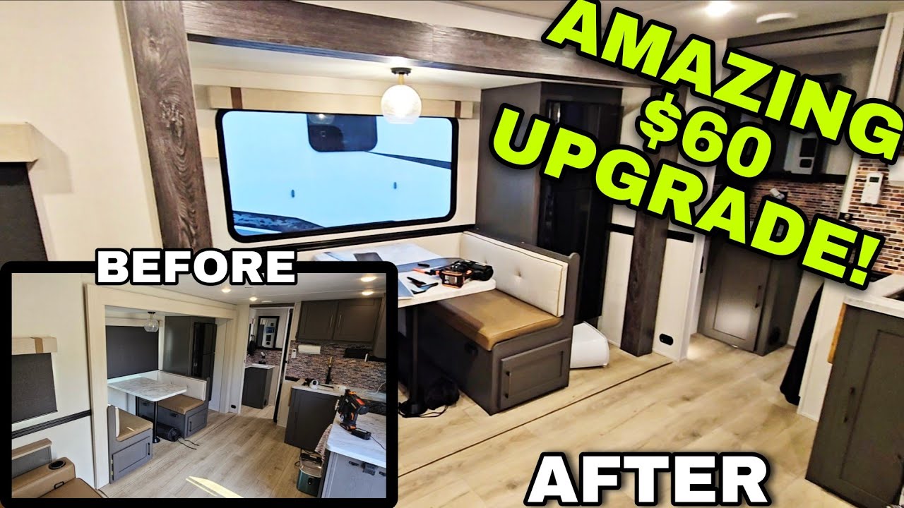 ПРОСТОЕ И НЕДОРОГОЕ обновление для автодома! Огромная разница! Самоклеящееся напольное покрытие.....