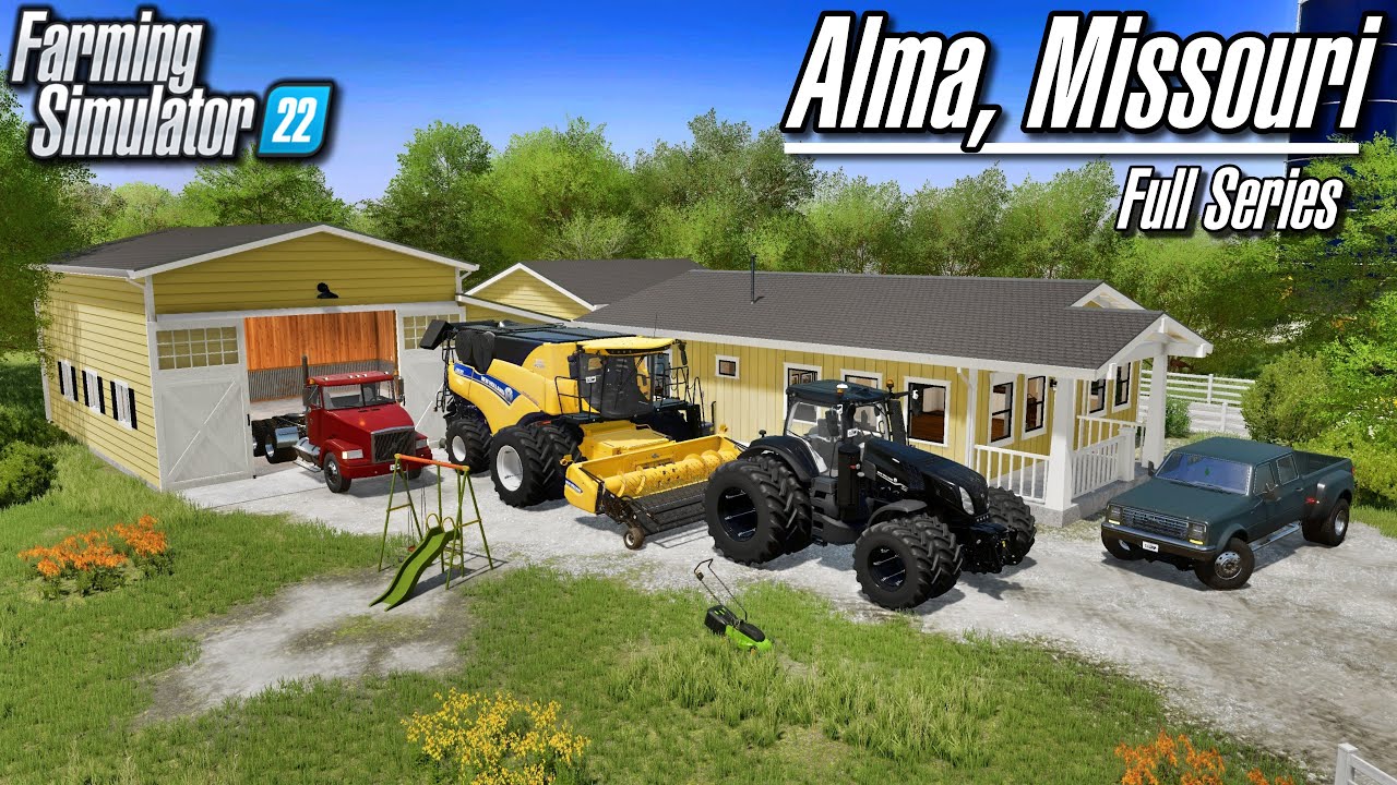 Alma, Missouri US (Lets Play) Full Series | Farming Simulator 22