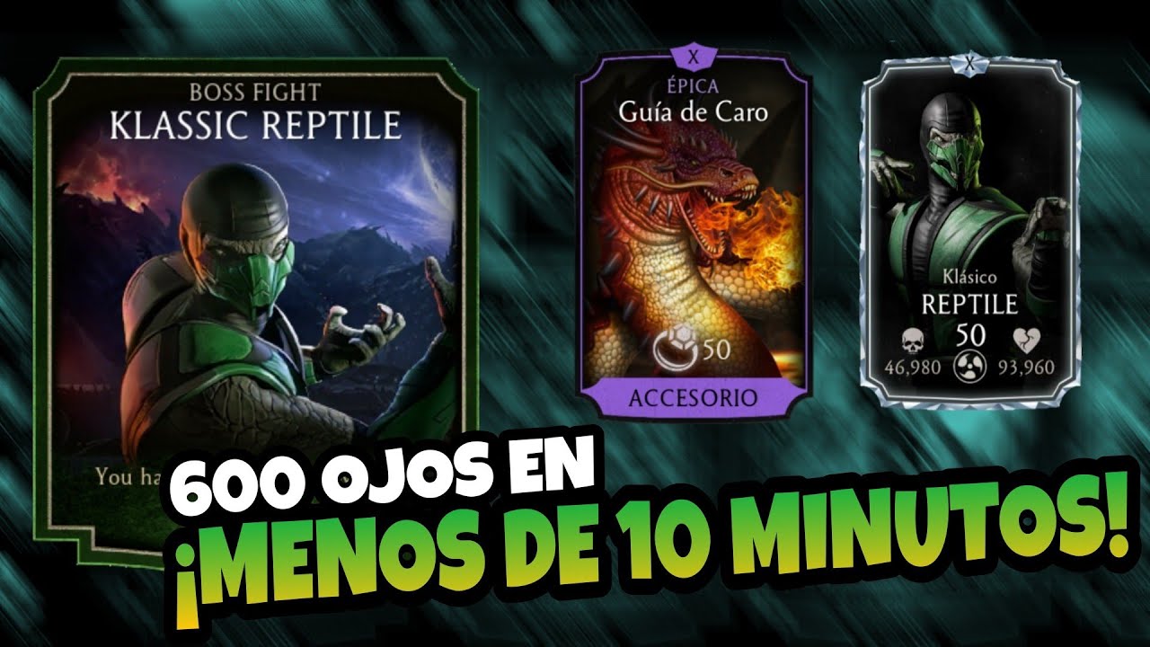 TRUCO PARA CONSEGUIR A REPTILE KLASICO *SUPER RÁPIDO Y FÁCIL* | Mortal Kombat Mobile