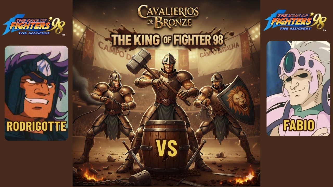 LIVE SHORTS TORNEIO KOF98 CAVALEIROS DE BRONZE   , SE INSCREVA  PARA NAO PERDER  O TORNEIO LIKE
