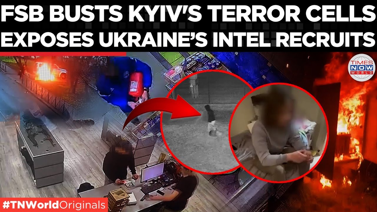 UKRAINE V/S FSB: Kyiv's Train & Power Grid Sabotage Plan Foiled, Covert War Exposed! | World News