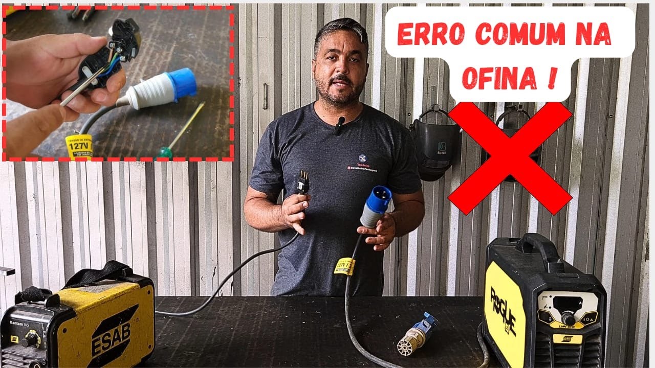QUAL TOMADA OU PLUG CERTO PARA SUA INVERSORA DE SOLDA: VEJA ANTES DE LIGAR !