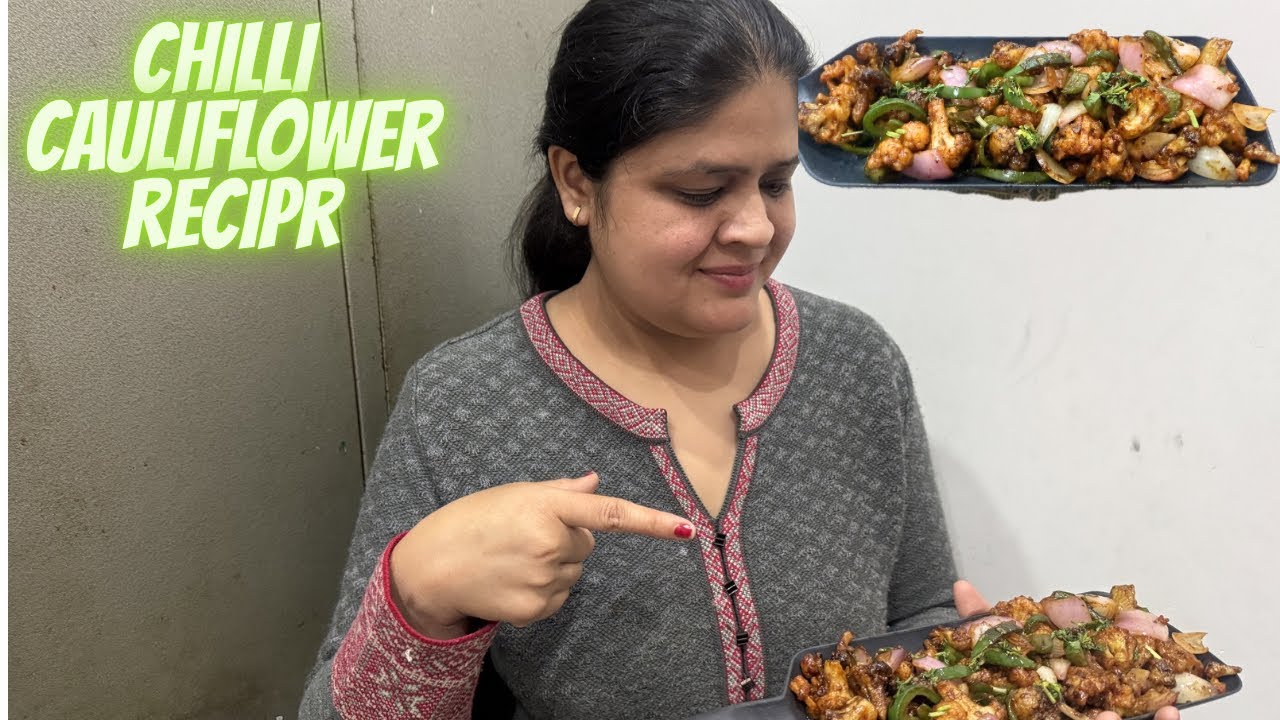 Chilli Cauliflower Recipe | Crispy Chilli Gobhi | Indo-Chinese Starter