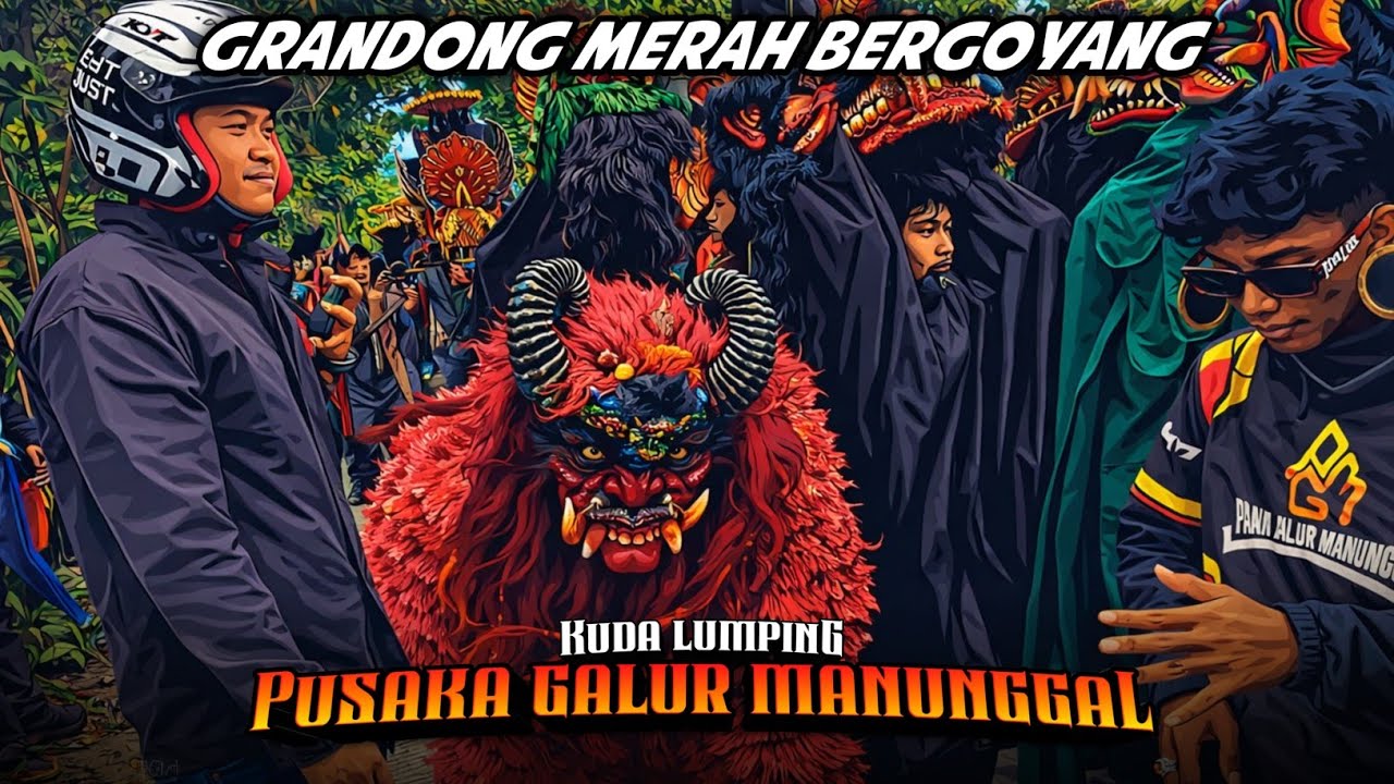Sigrandong merah bergoyang💥kuda lumping Pgm🔥BALADNA MANG IPIN